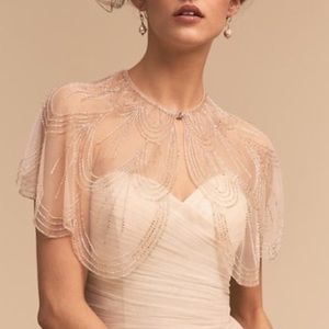 BHLDN Art Deco Scalloped Shawl